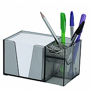 Organizador de mesa com papel branco ou colorido
